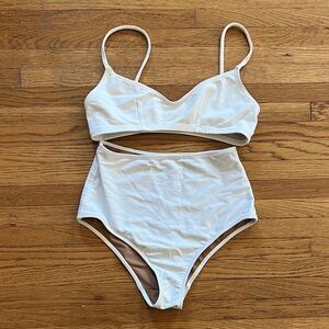 NU Swim / White / XS & S